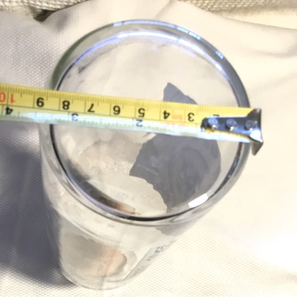 Vintage French Glass Carafe Blue and White Decanter~Barware~Storage - Picture 7 of 8